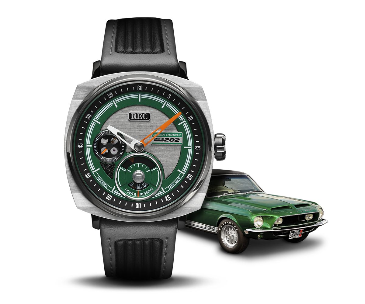 Rec Watches P51 Green Hornet | Made from the '68 Shelby EXP500 prototype