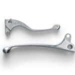 The handlebars of the XR750 