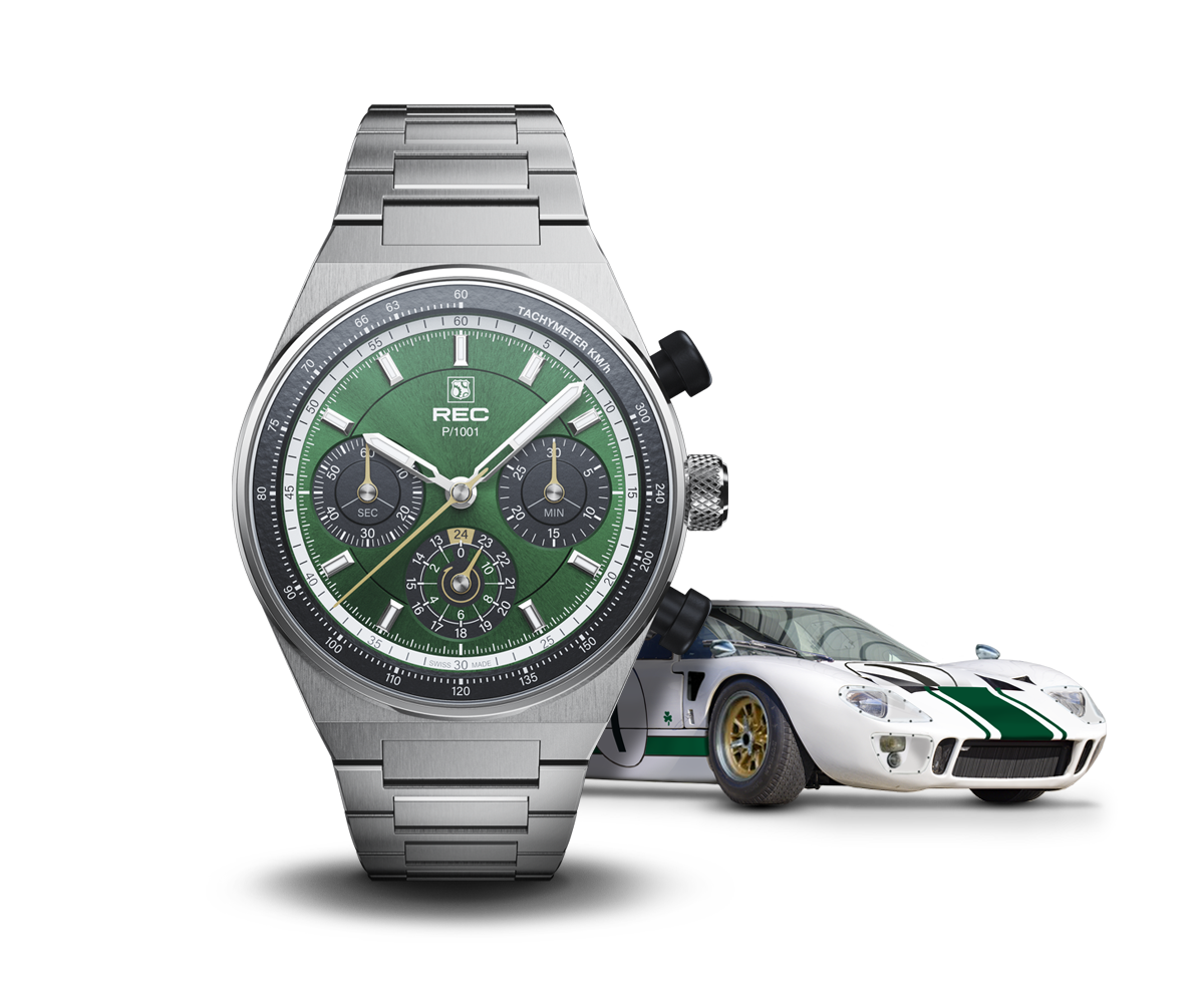 Rec Watches The P/1001 Sid Taylor | Made from the 1965 Ford GT40 Mk1 chassis P/1001 | REC Watches