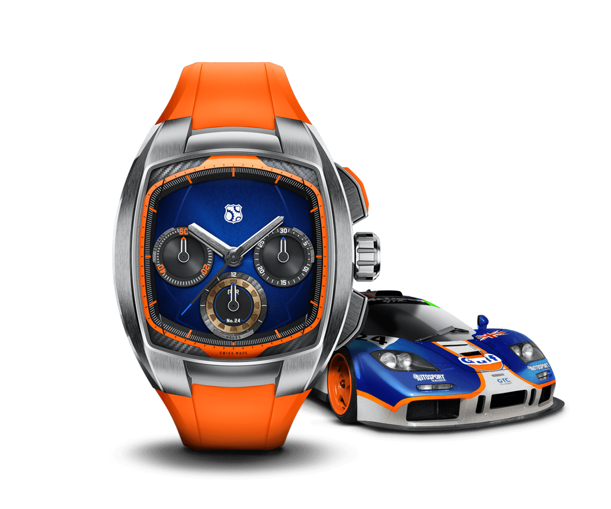 GTR 02R No. 24 | Made from McLaren F1 GTR 02R | REC Watches